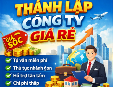 DỊCH VỤ THÀNH LẬP CÔNG TY GIÁ RẺ TẠI TỈNH CÀ MAU