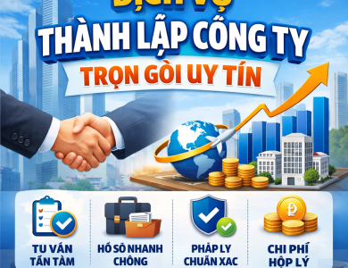 DỊCH VỤ THÀNH LẬP CÔNG TY TRỌN GÓI UY TÍN TẠI THÀNH PHỐ CẦN THƠ