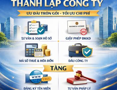 GÓI DỊCH VỤ THÀNH LẬP CÔNG TY TỈNH CÀ MAU